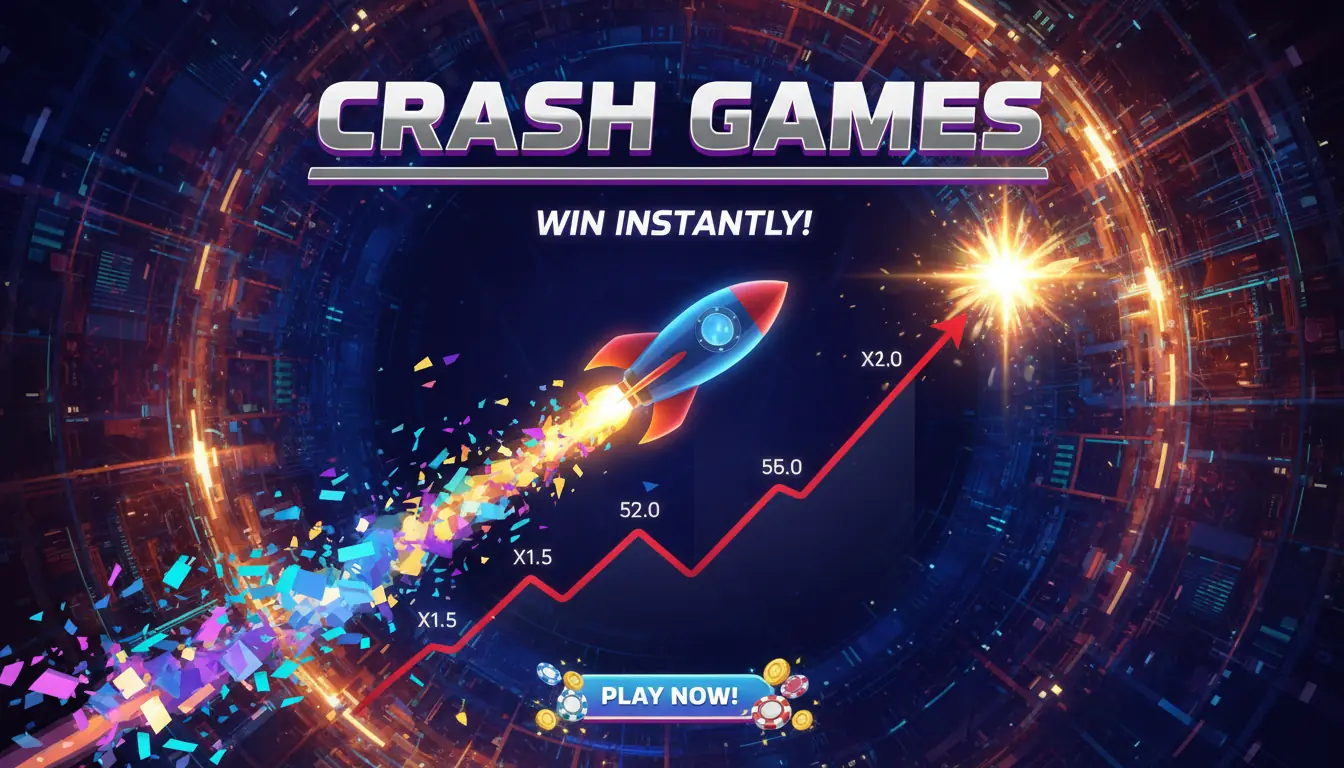 21 Bit casino crash games